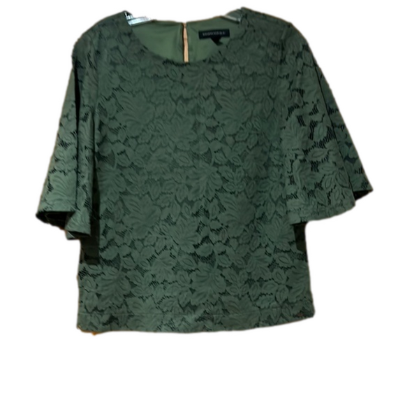 Banana Republic Tops - Banana Republic Green Lace Blouse Women's XS